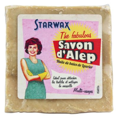 Savon d'Alep à l'huile de baies de laurier The Fabulous Starwax 200g