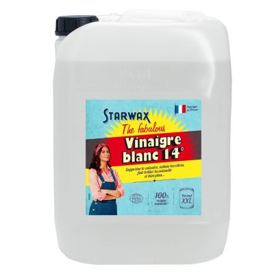 Vinaigre Blanc ménager The Fabulous Starwax 14° 20L