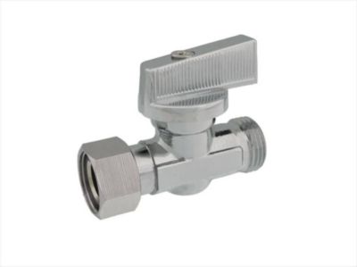 QUICK PLOMBERIE Vanne d'arrêt bicone mâle / mâle 12 x 17 mm 12 x 17 mm