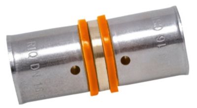 QUICK PLOMBERIE Raccord droit à sertir laiton D.20 pour tube en per