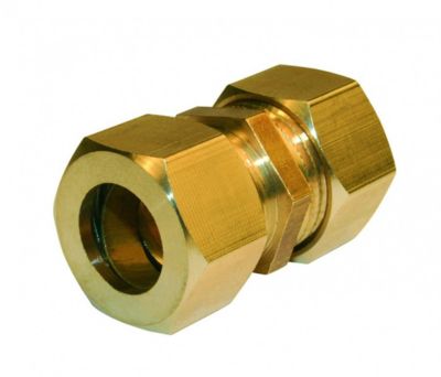 QUICK PLOMBERIE Manchon biconique laiton D.12 pour tube en cuivre