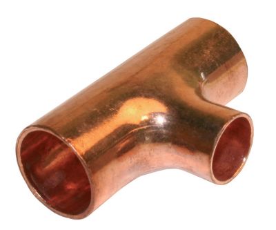 QUICK PLOMBERIE Raccord Té réduit à souder cuivre D.12 pour tube en cuivre