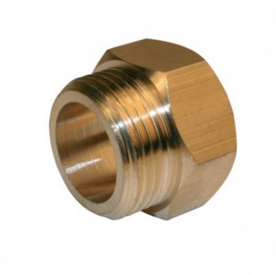 QUICK PLOMBERIE Mamelon à visser laiton F 26 x 34 pour tube en cuivre