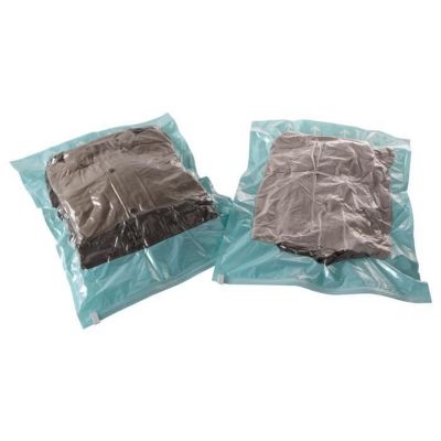 COMPACTOR Lot de 2 housse de rangement vide d'air manuel Roll up 55x70 cm - vue 2