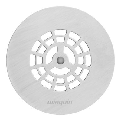 Grille plate en inox pour bonde de douche Wirquin SLIM+