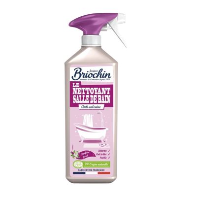 Briochin Jacques Spray Détartrant Nettoyant Salle de Bain 3-en-1 750 ml