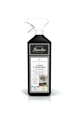 Nettoyant surfaces vitrées vitres et verrières au vinaigre Maison Briochin 750ml