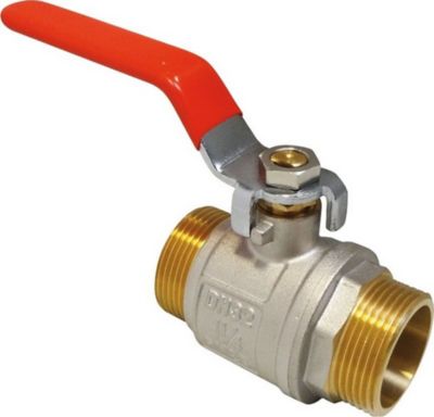 Vanne à sphère passage intégral mà¢le/mà¢le 20x27 V470