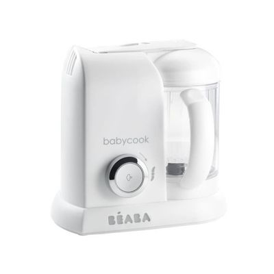 Beaba Babycook Solo, Robot bebe 4 en 1, Cuiseur, Mixeur Blanc pour garçon - vue 3
