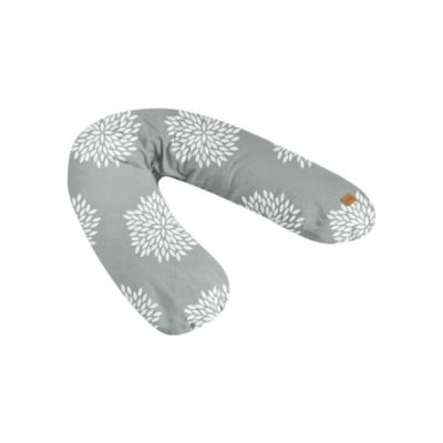 Coussin de grossesse et allaitement BEABA Big Flopsy 170 cm Floral Gris