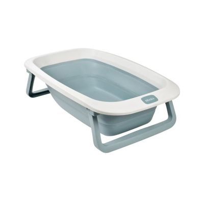 BEABA, Baignoire pliable - 920403 - Baignoire Eazy Pop Camélé'O - Bleu baltique