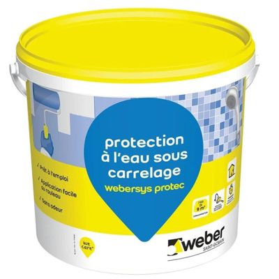 WEBER Système de protection à leau sous carrelage Weber.sys Protec 7kg 16050007 - vue 2
