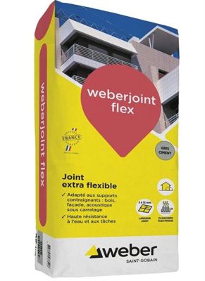 WEBER. JOINT FLEX Sac de 25 Kg CIMENT