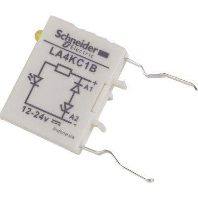 La4kc1b Schneider Tesys K Module D'antiparasitage Diodes + Diode Bidirectionnel 12 24vcc Frontal