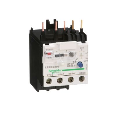 Relais de protection thermique moteur 1 8 à 2 classe LR2K0308