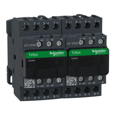 Lc2dt20p7 Schneider Contacteur Inverseur Tétrapolaire 4no Bobine 230vca Vis