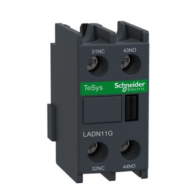 Ladn11g Schneider Bloc De Contacts Auxiliaires 1no+1nf Montage Frontal à Vis Tesys D