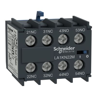 La1kn22m Schneider Bloc De Contacts Auxiliaires 2no+2nf Montage Frontal à Vis Tesys Ca