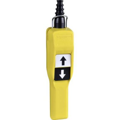 Boîte à boutons pendante Schneider Electric XACA205 2 boutons jaunes IP65 600 V