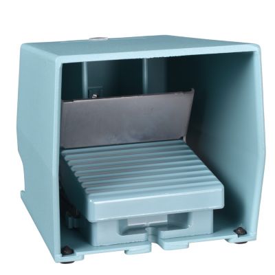 Xpem511 Schneider Interrupteur à Pied Simple Avec Capot Métal Contact 2no+2nf Preventa Harmony Xpem