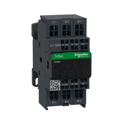 Lc1d093b7 Schneider Contacteur Moteur Triphasé 3no Bobine 24vca Auto Tesys Lc1d09