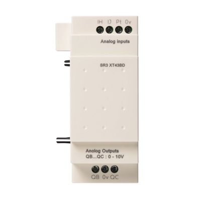 Sr3xt43bd Schneider Automate Zelio Logic Module D'extension E/ Analogique 4 E/ 24vcc