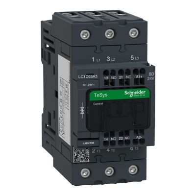 Lc1d65a3bd Schneider Contacteur Tripolaire 3no Bobine 440vca Auto