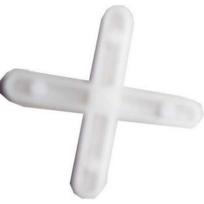 Lot 200 Croisillons ecart 5 mm blanc