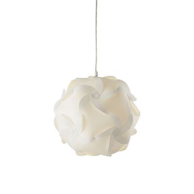 Suspension COLOURS Pliage blanc h.35 cm