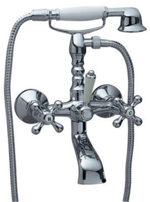 Mélangeur bain/douche chromé Tilbury