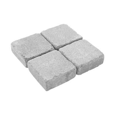 Pavé Blooma Antinéa nuancé brun 10 x 10 cm  ép.3 7 cm