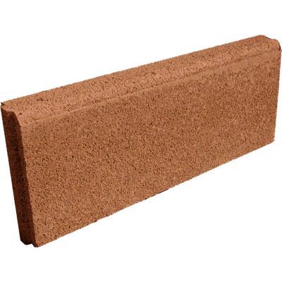 Bordurette droite saumon 50 x 16 cm