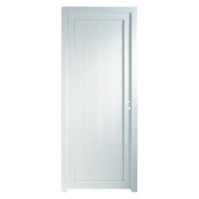 Porte De Service Pvc Pleine Servicio 80 X H205 Poussant