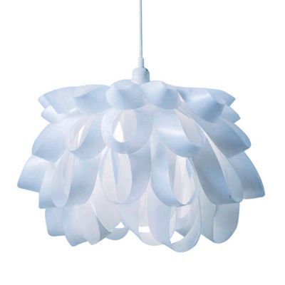 Suspension COLOURS Palm blanc h.30 cm