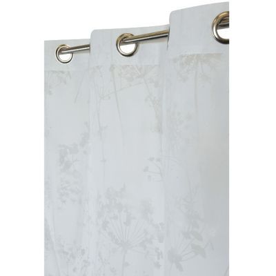 Voilage COLOURS Succusa surro blanc flore 140 x 240 cm