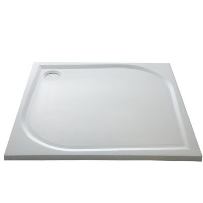 Receveur extra-plat blanc Cooke & Lewis Limski 90 x 90 cm