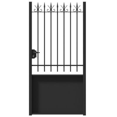 Portillon fer Vallières noir - 100 x h.200 cm
