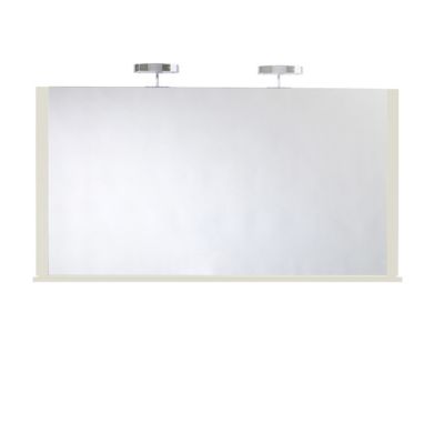 Miroir eclairant blanc brillant Nile 120 cm