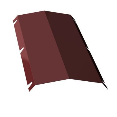 Faîtière double pour plaque Alizé et Alizé Bacacier + rouge 8012