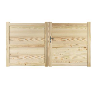 Portail Jardimat bois Freesia - 300 x h.170 cm