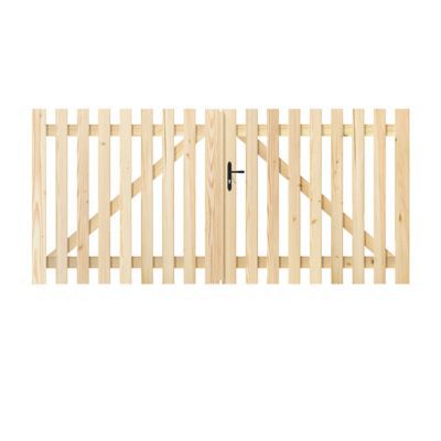 Portail Jardimat bois Meribel - 300 x h.120 cm