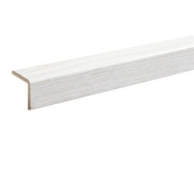 Baguette d'angle MDF chêne gris L.260 x l.2.2 cm