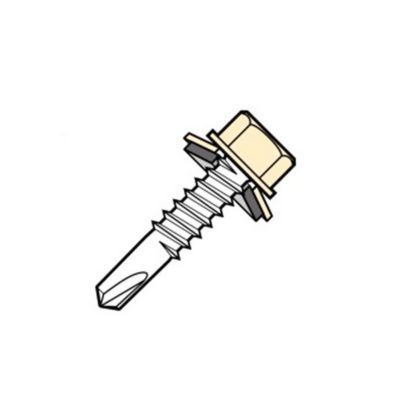 Vis couture pour panneau PS40 blanc 9010, 50 pièces