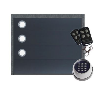 Porte De Garage Sectionnelle Motorisee Londres Castorama Youtube