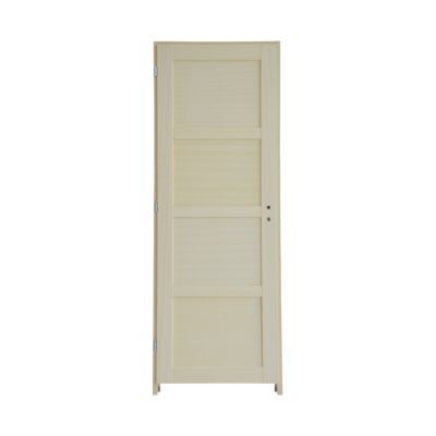 Bloc porte plaqué ayous 4 panneaux 83cm poussant droit