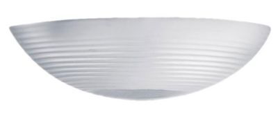 Applique céramique striée blanche