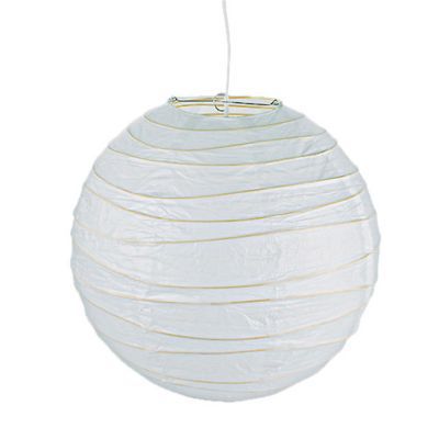 Suspension boule chinoise blanc Ø40 cm