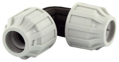 Coude égal polypropylène compression ø25 mm