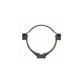 2 colliers de fixation de gouttière ø80 mm gris