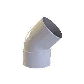 Coude de gouttière 45° MF 25 gris Interplast